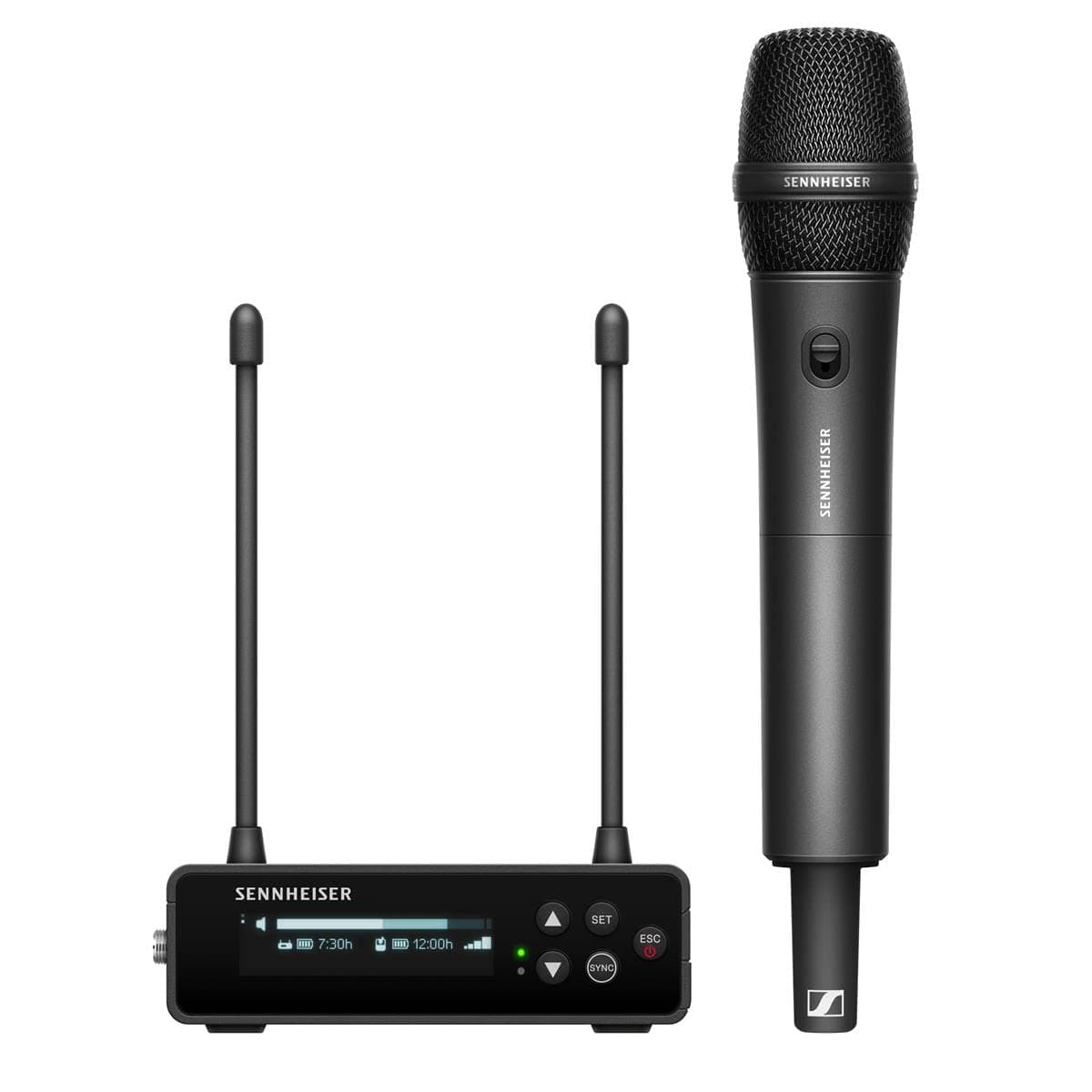 EW-DP 835 Evolution Wireless Digital R1-6 Handheld Mic System, Black