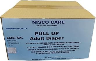 Nisco care Adult diaper pants pull up (XXL SIZE:-140-200CM/55"-78")