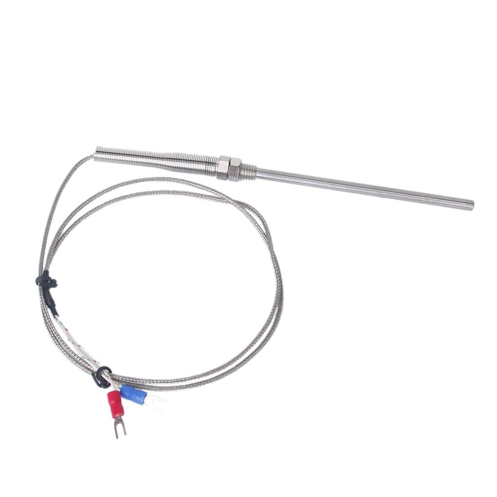 100mm Spade K-Type Temperature Controller Thermocouple Sensor -100°C to 1250°C Probe 1M