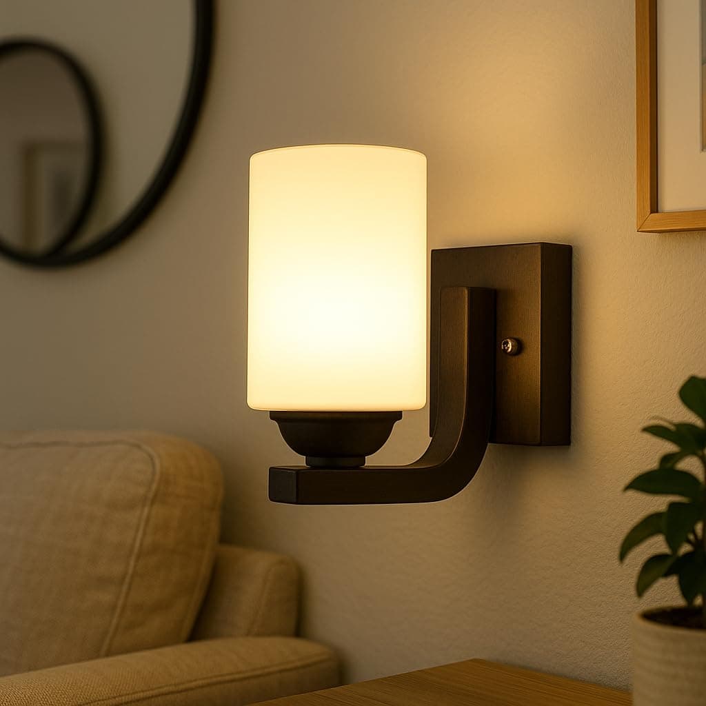 Mahganya Wall Decor Light, Wall Lamp, Wall Mount Light, Wall Hangings Light, Home Decor Items- Black (Corded Electric) Up Down Both Side