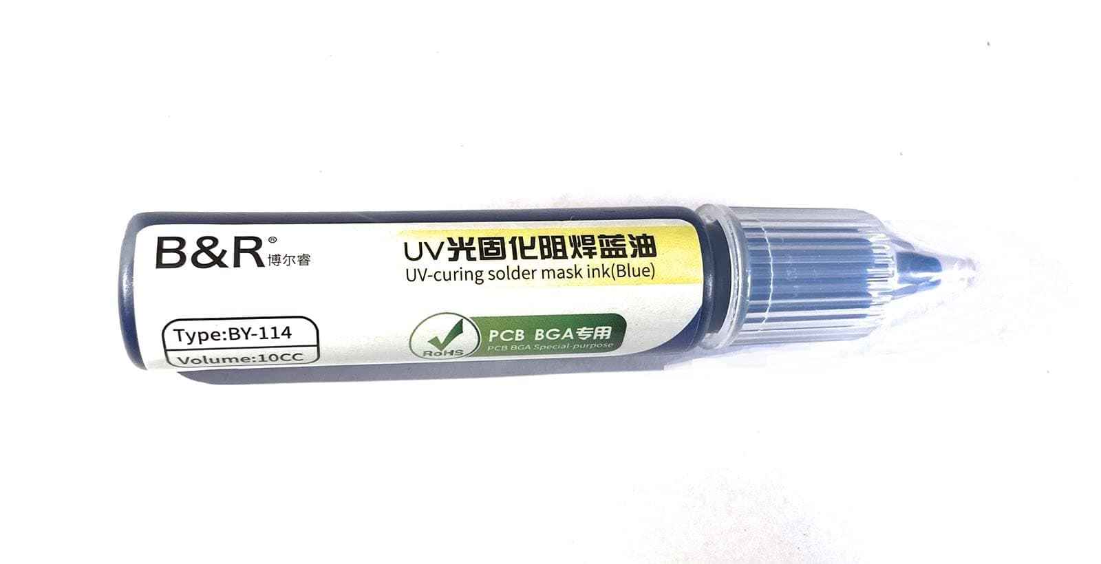UV Soldering Paste Curing BGA PCB Solder Ink Colourful Welding Oil Paint Prevent Corrosive Arcing Mainbaord Repair Tools (Blue)