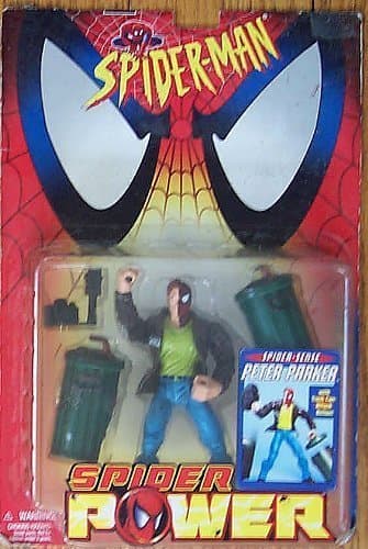 Spider-Sense peter parker with Trash Can Attack Action