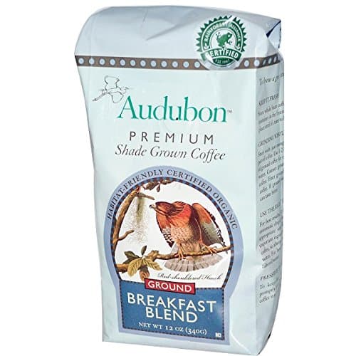 Audubon Premium Coffee, Breakfast Blend, Ground, 12.00 OZ (Pack of 6)