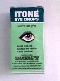 Itone Eye Drop-herbal Eye Drop- Keeps Eyes Cool, Lustrous and Healthy-10ml by Dey's by ITONE