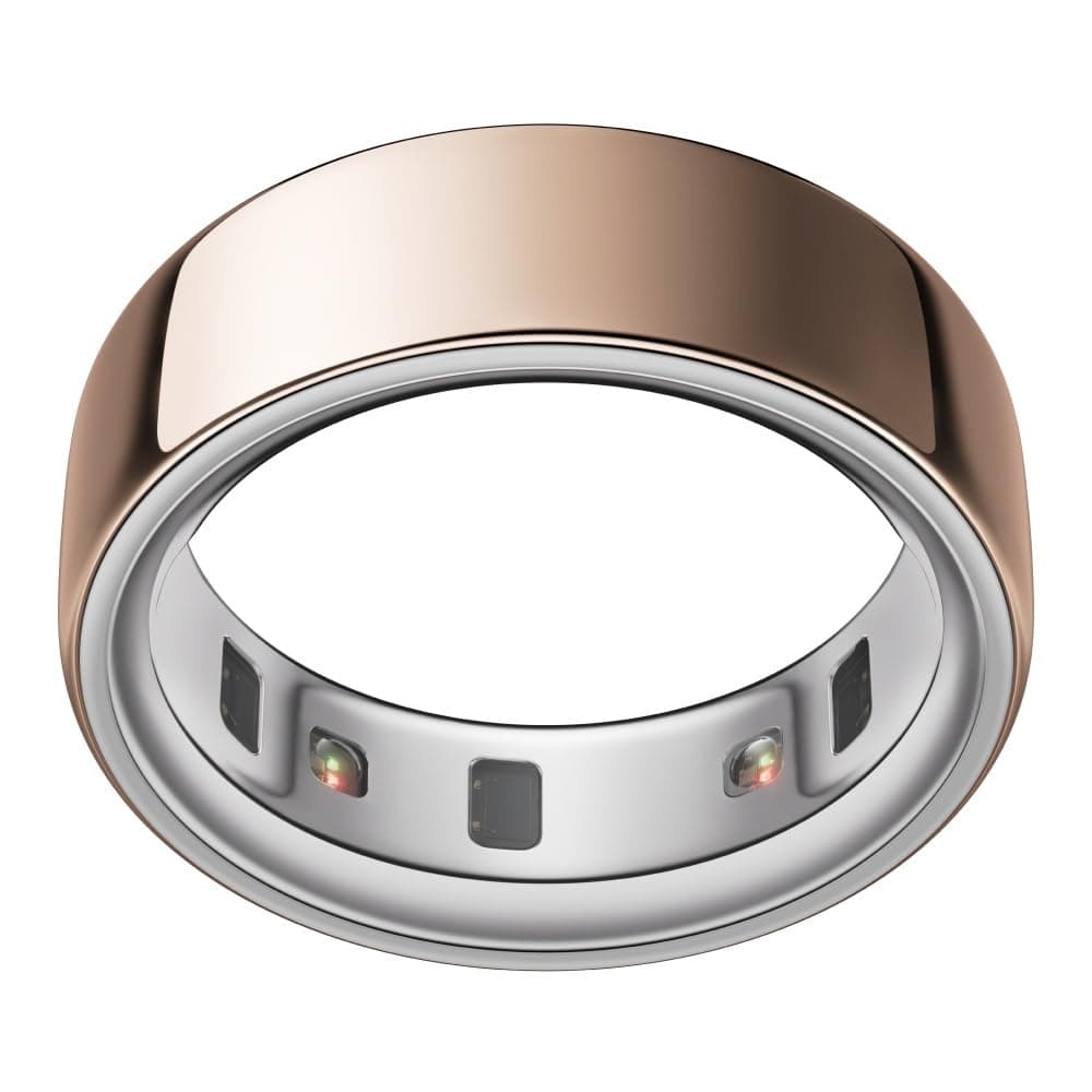 Oura Ring 4 - Rose Gold - Size 9 | Smart Ring Sizing Kit | Sleep Tracking Wearable - Heart Rate - Fitness Tracker - Up to 8 Days Battery Life