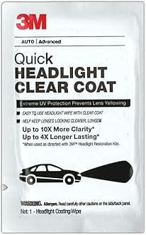 3M-32516 Headlight Clear Wipes 40/bx