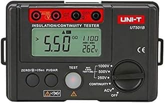 UNI-T MIE0306 Insulation Resistance Meter UT501B Black