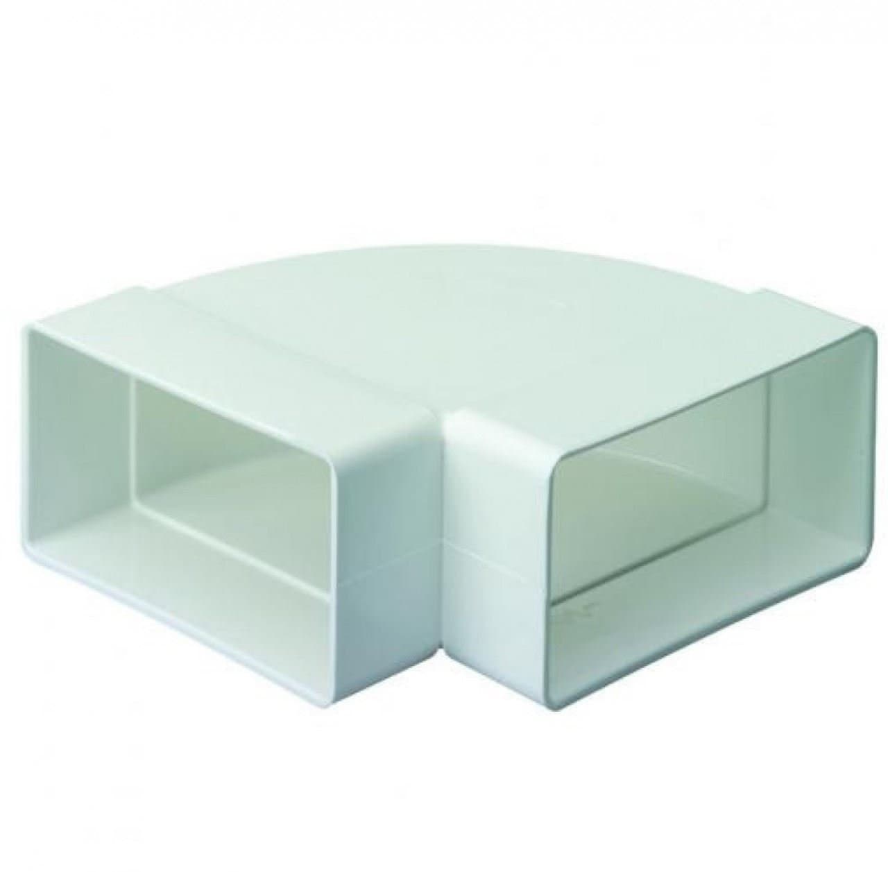 Rectangular Duct (110mm x 54mm) Horizontal Bend