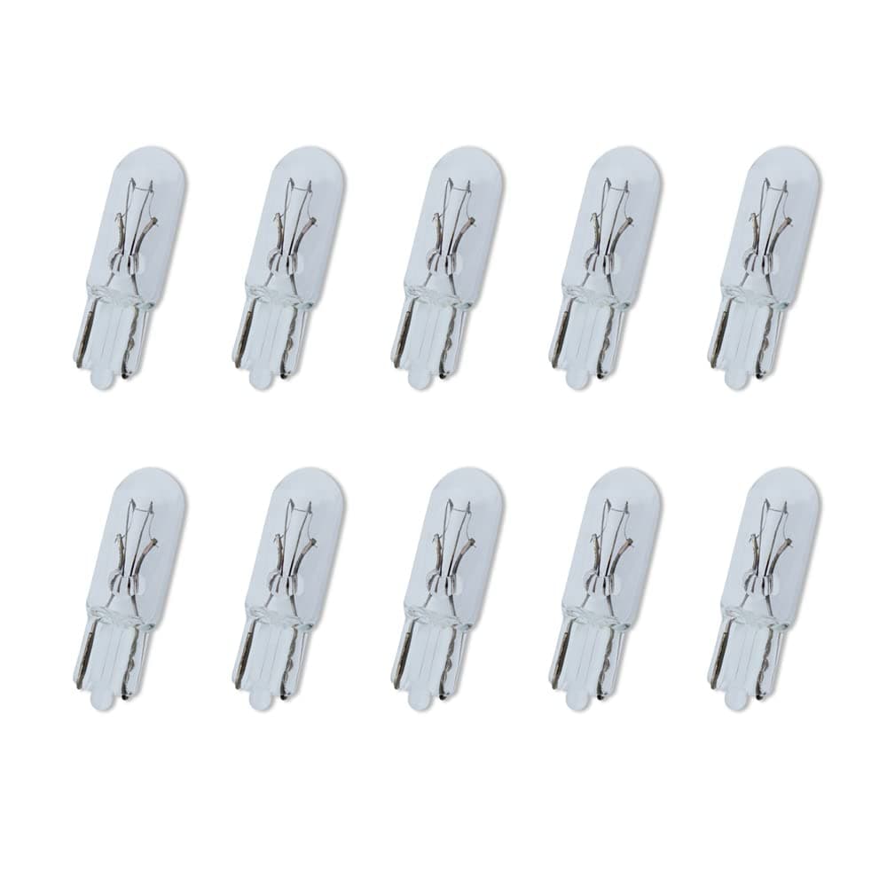 Technical Precision 1.12W Incandescent Bulb Replacement for Jkl 85 28V, T1.75 Wedge Base Bulb - Clear - 10 Pack