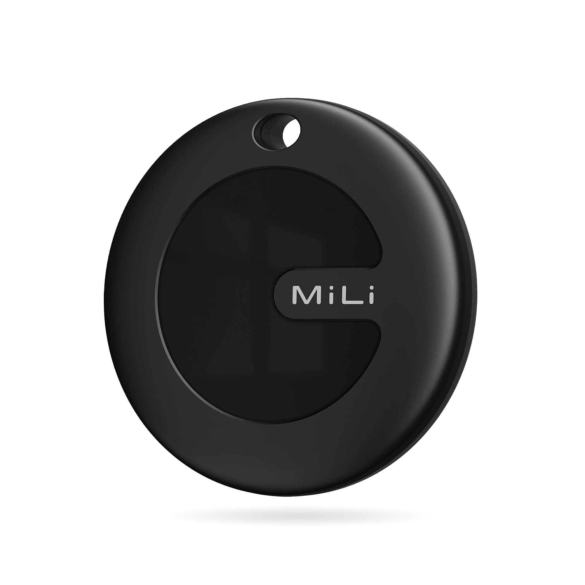 MiLi Bluetooth Tracker for Android | Luggage Tracker | Key Finder | Item Locator Compatible with Google Find Hub App, Tracking Tag for Keys, Suitcase, Bag, Wallet, Black-1Pack