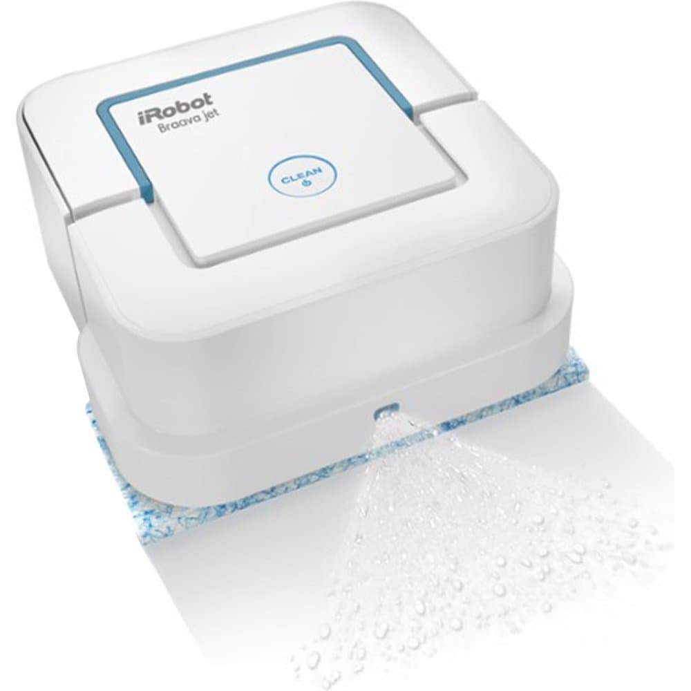 iRobot Braava Jet 240 Superior Robot Mop - App Enabled, Precision Jet Spray, Vibrating Cleaning Head, Wet and Damp Mopping, Dry Sweeping Modes
