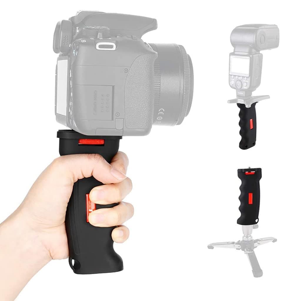 Universal Camera Holder & Stabilizer Hand Grip for DSLR, Smartphone, GoPro & Camcorders – 1/4" Thread, Adjustable Support Mount for Steady Video Shooting & Photography