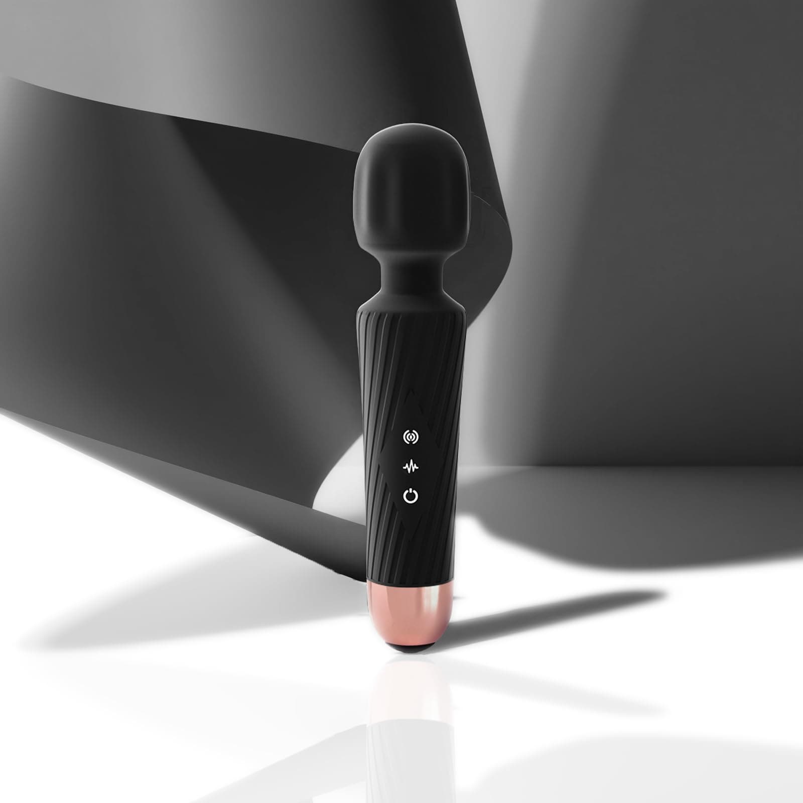 Personal Massager - Powerful Performance, Fast Charging with 3Hrs Runtime - Compact Size, Quiet Waterproof Cordless - 20 Speeds 8 Modes for Neck, Back & Full Body Muscle Relaxation Gift (Black)