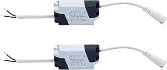 8~12W LED Driver 300mA Constant Current High Power AC 85-265V Output 24-48V DC Female Connector with Clip, External Power Supply LED Ceiling Lamp Rectifier Transformer