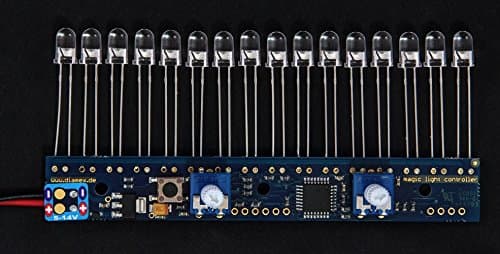 Running LED Light Chaser 16 Channel Light with Different Effects + 16 Orange 5mm LEDs