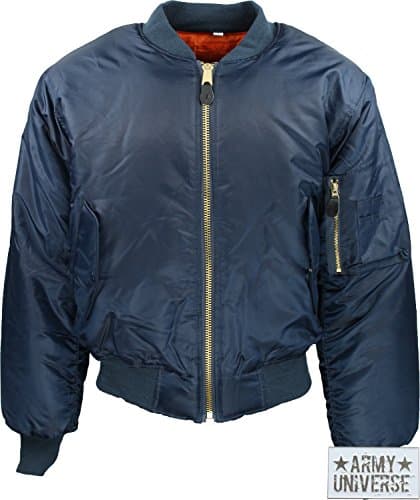 Air Force MA-1 Flight Jacket (Navy Blue, Size 2X-Large)