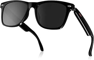 Smart Glasses, 5.3 Bluetooth Audio Glasses for Men Women, Remote Photography, Open Ear Sound With Mic & Speakers, Polarized Lenses, Automatic Noise Reduction, Touch Voice Assistant (E13)