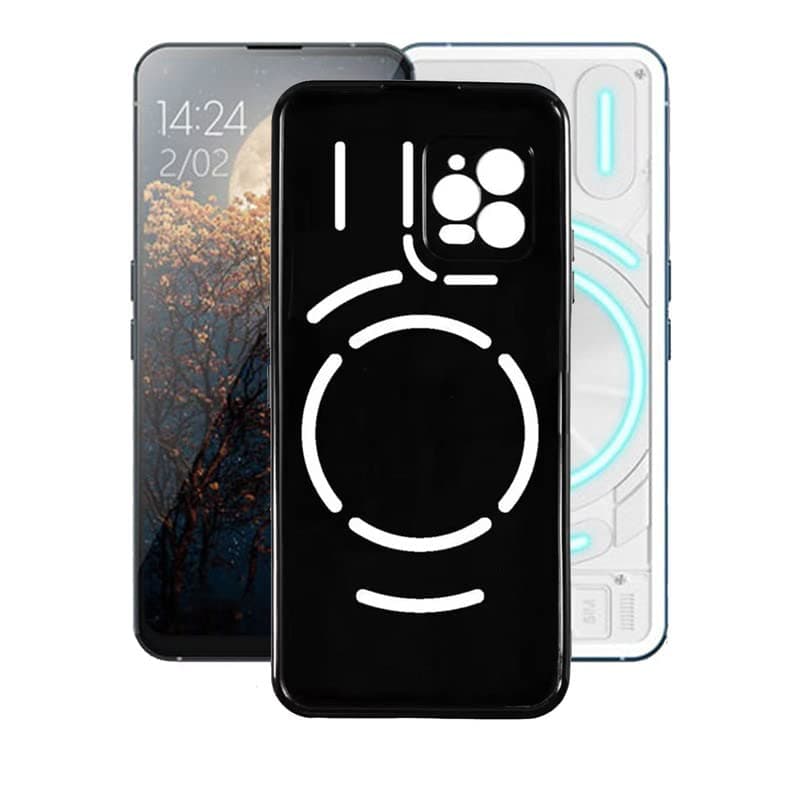 for Unihertz Luna [6.81"] Case, Soft Silicone Bumper Shell Black Flexible Rubber Phone Protective Cases TPU Cover for Unihertz Luna -Black