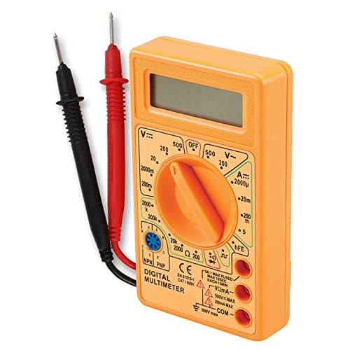 Digital Voltmeter Ampmeter Multimeter AC DC Meter OHM's Tester Checker inc Leads