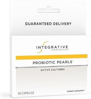 Integrative Therapeutics Probiotic Pearls - Daily Digestive Supplement for Gut Health Support* - Probiotic Capsules for Immune Health Support* - Soy-Free - 90 Count (90 Servings)