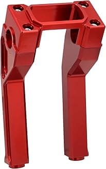 Motorcycle Handlebar Risers Handle Bar Riser Fit For Harley Softail Sport Glide Street Bob Lowrider ST FXST 2018-2023 with 1.0" Clamping Area (Red 8 inch tall)