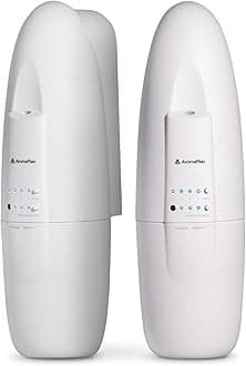 AromaPlan Authentic Plug in Waterless Diffuser (2 Pack)- Fragrance Diffuser, Waterless Diffusers for Essential Oils, Wall Diffusers Plug in-Up to 500 Sq. FT Coverage - Nanotechnology Plug in (White)