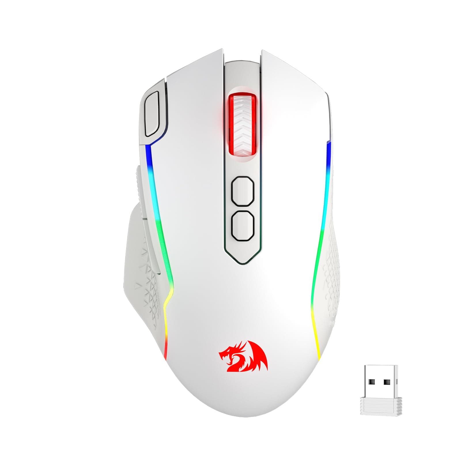 M810 Pro Wireless Gaming Mouse, 10000 DPI Wired/Wireless Mouse w/Rapid Fire Key, 8 Macro Buttons, 45-Hour Power Capacity and RGB Backlit for PC/Mac/Laptop