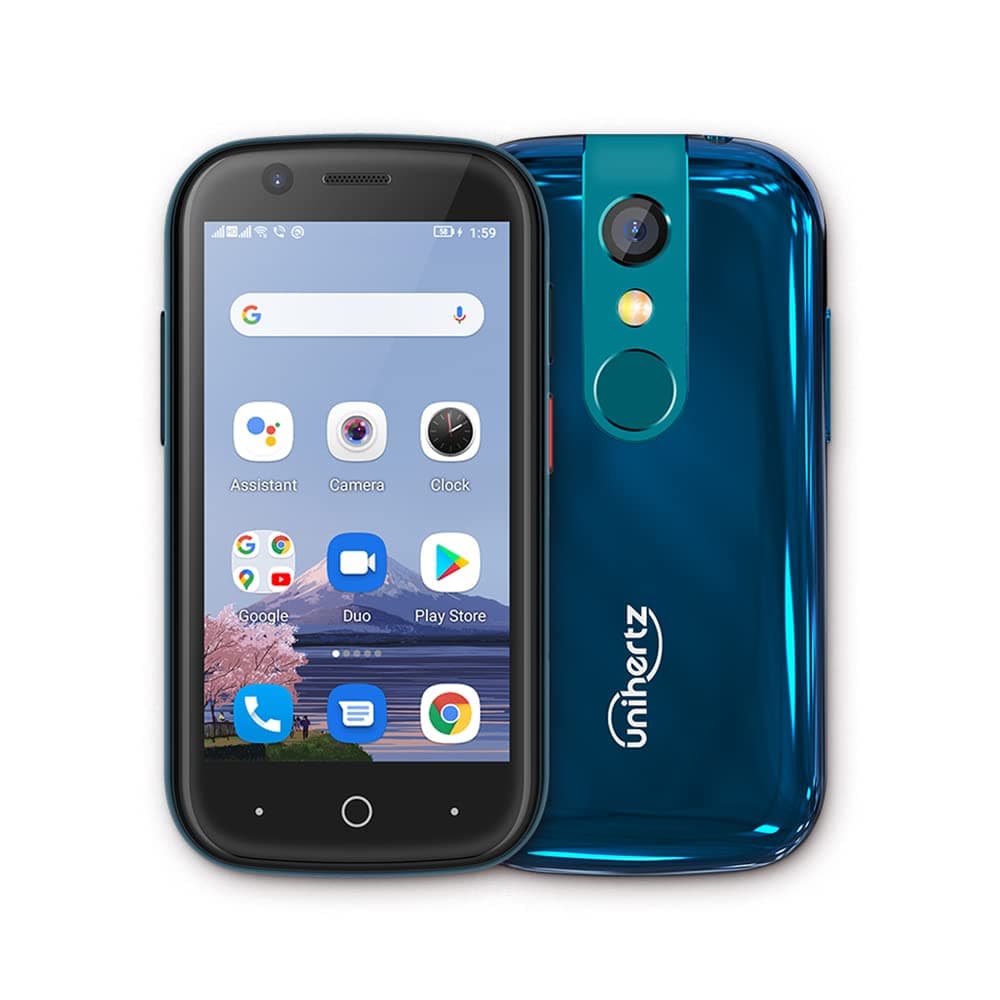 Unihertz Jelly 2 - Compact Android 11 Mini Smartphone, 4G Unlocked, 6GB RAM + 128GB Storage, NFC, Dark Green (Support T-Mobile & Verizon & AT&T only)