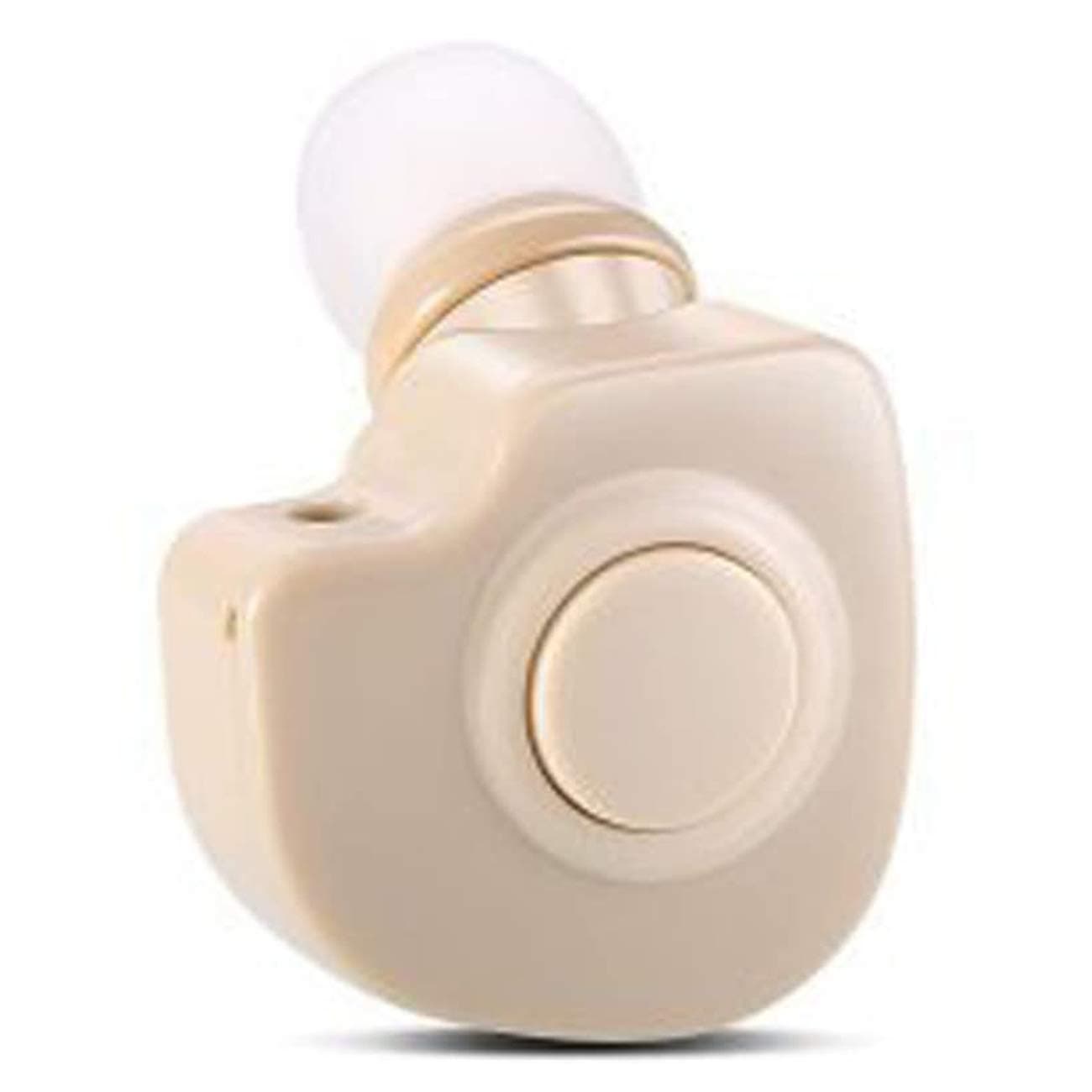 Teastar Bluetooth Headset Mini Earbud Wireless Headphone with Mic Handsfree Earphone in Ear Earpiece Compatible with iPhone 11 8 7 Plus iPad Samsung LG and More Bluetooth Cell Phones Tablets (Khaki)