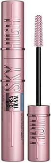 New York Lash Sensational Sky High Mascara, Very Black, Lengthening and Volumizing Mascara With Bamboo Extract & Fibres, Ophthalmologist tested and Waterproof | 6ml
