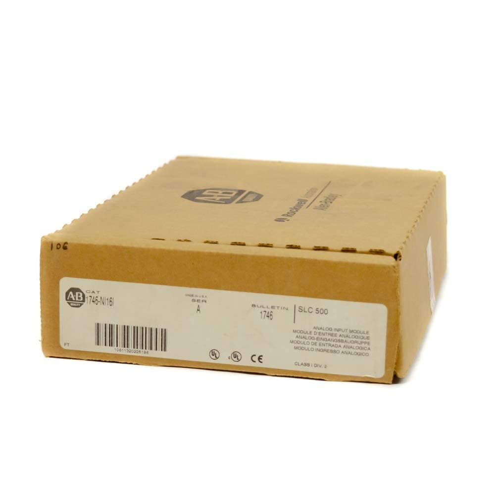 ALLEN BRADLEY 1746-NI16I 16 BIT, Input/Output Module, 16 Point, 20 MA, Analog, 5 VDC, Discontinued by Manufacturer