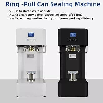 Can Sealing Machine Full Auotomatic 360W Can Seamer Can Sealer With Smart Counter Tin Can Sealer Bottle Can Capping Customed Caliber for Milk Tea Coffee Pop Cans