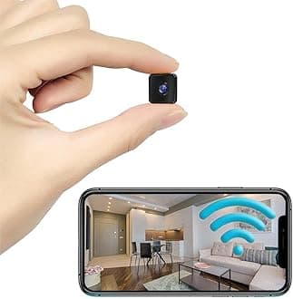Mini Indoor Security Camera Wireless Home Small Outdoor WiFi Pet Cameras,2025 Upgraded 1296P Tiny Nanny Cam, Wide Angle,Night Vision,Home Indoor Outdoor Camara, No Need WiFi Camaras,For House Security