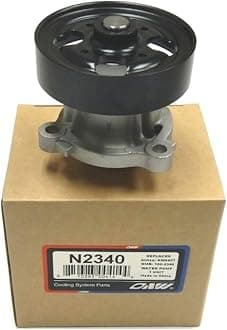 OAW N2340 Engine Water Pump for QR25DE DOHC 2.5L-L4 on 08-13 Nissan Rogue, 02-12 Altima, 02-12 Sentra & 02-20 X-Trail
