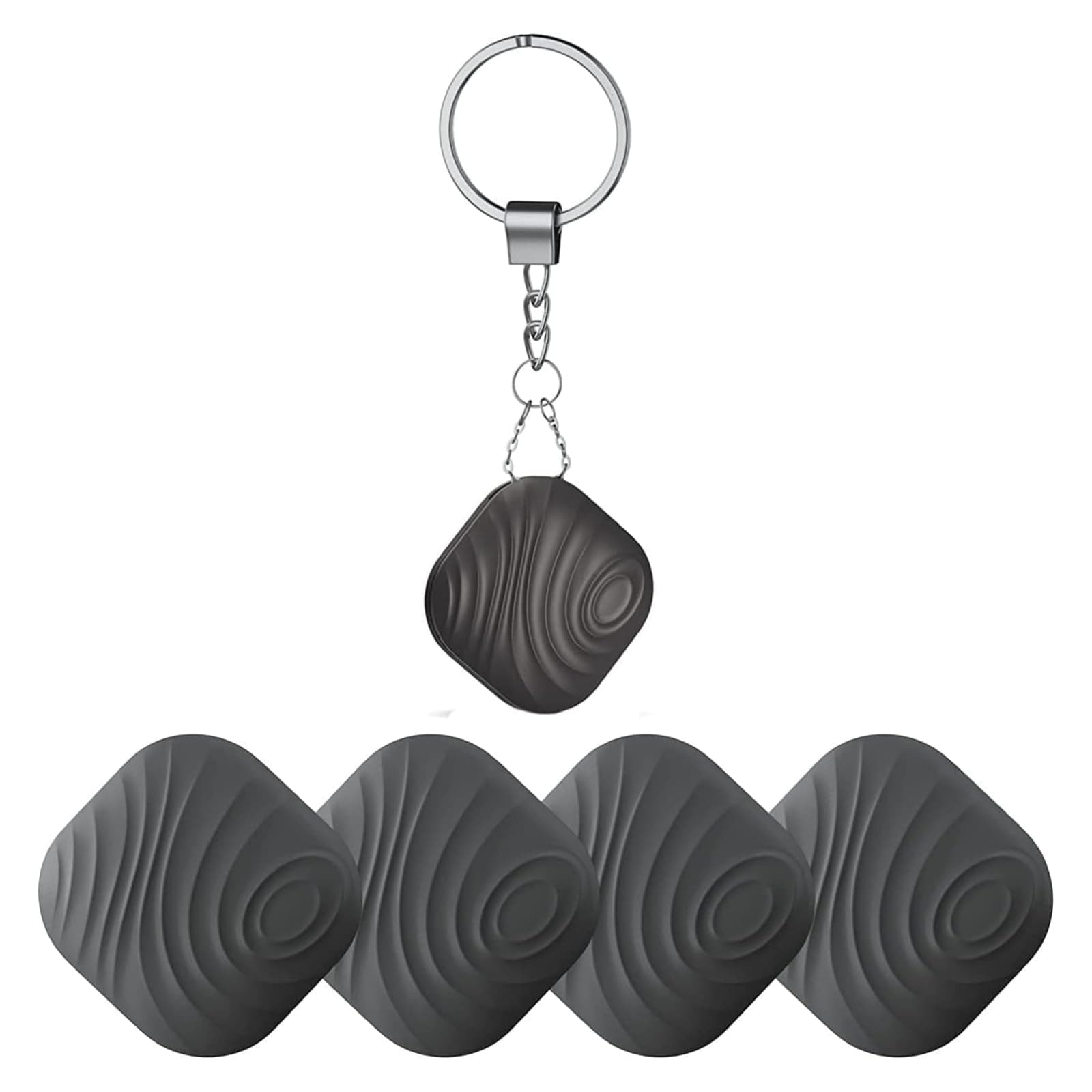 Nutale Key Finder, 4-Pack Bluetooth Tracker Item Locator with Key Chain for Keys Pet Wallets or Backpacks and Tablets