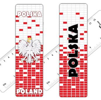 Polska Poland Eagle 2D Tassel Bookmark