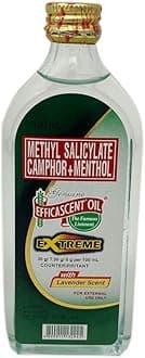 Efficascent Oil Extreme Strength Methyl Salicylate Camphor Menthol with Lavender Scent 100ml
