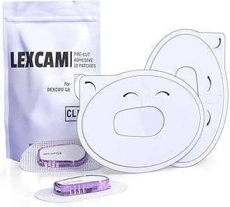 – Dexcom G6 Adhesive Patch (30-Pack) – Waterproof, Transparent Overpatches for Continuous Glucose Monitoring – Color Clear, Sensor is NOT Included.