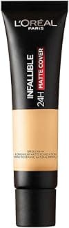 Loreal Paris Infallible 24H Matte Cover Liquid Foundation, 128 Natural Buff, 35 ml