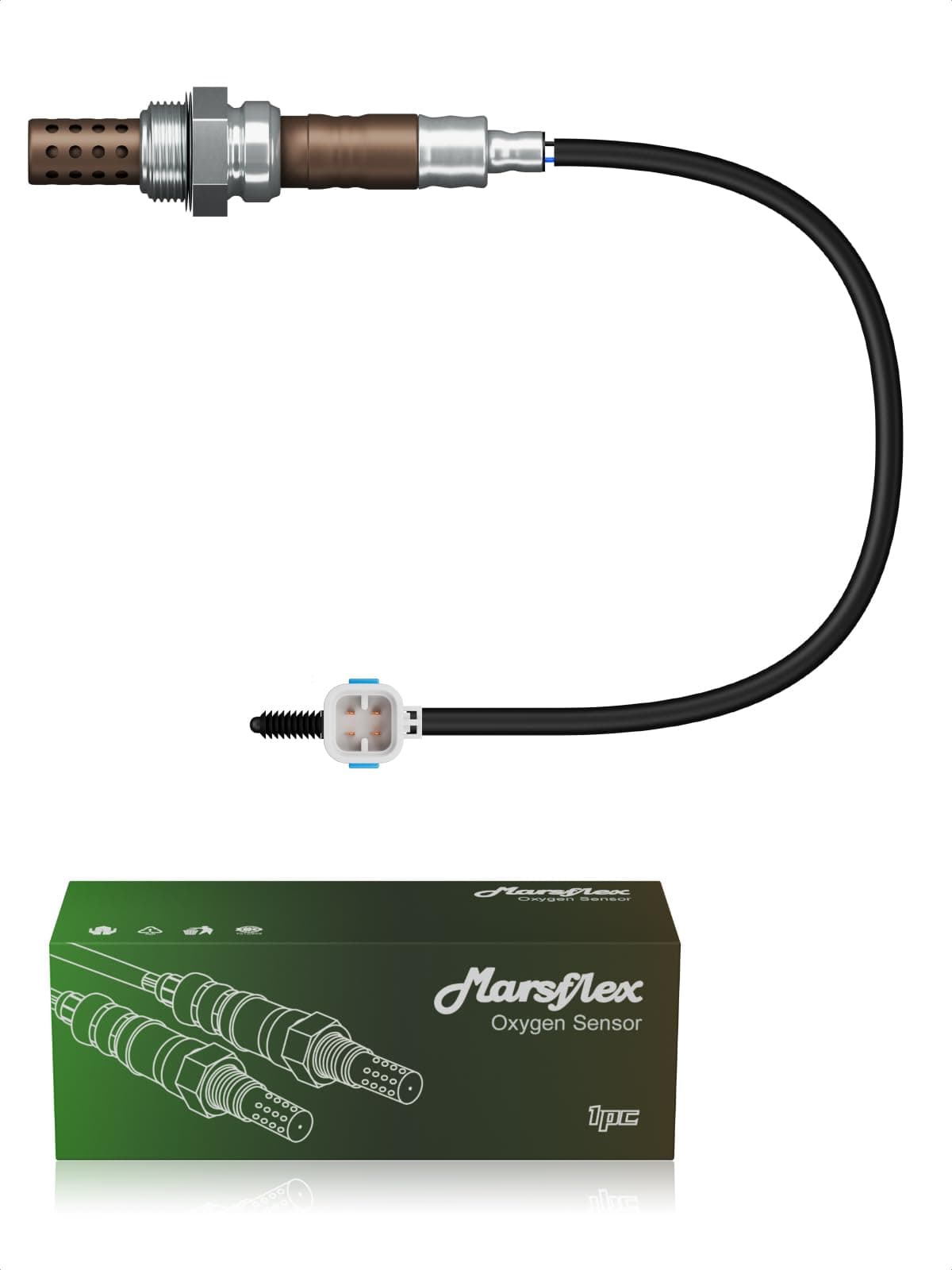 Marsflex Oxygen O2 Sensor 234-4668 Upstream Heated Compatible with Chevy Silverado Suburban Avalanche Tahoe Malibu GMC Yukon Sierra Cadillac Buick Pontiac,Replacement 15284 250-24470