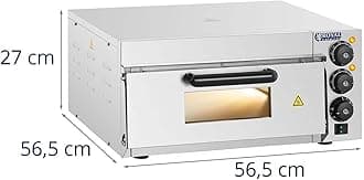 Royal Catering - RCPO-2000-1PE - Pizza Oven - 1 Compartment - 2000 W