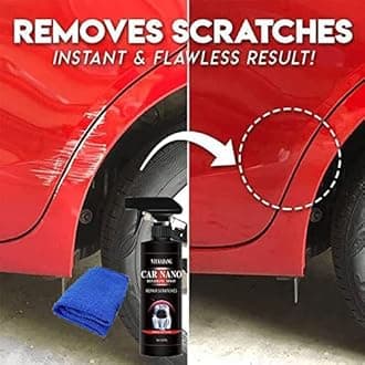 DINNIWIKL Car Scratch Repair Nano Spray, Car Nano Repairing Spray, Polishing Nano Coating Agent, Fast Repairing Scratch Spray - Scratch Removal For All Car Body (100ml-3Pcs)