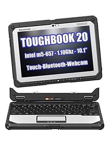 Panasonic Toughbook 20, CF-20 CF-20A0001VM Intel Core m5-6Y57 1.1GHz, Touch, Bluetooth, Webcam, 128GB SSD, 8GB Ram, Windows 10 Pro