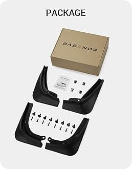 BASENOR Model 3 Mud Flaps Splash Guards Set of 4…
