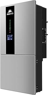 SUNGOLDPOWER 11.4KW 48V Hybrid Solar Inverter UL1741,120V/240V Split Phase, AC Coupling,Built-in 3 MPPT Solar Controllers,Grid tie Inverter,Parallel 9 Units, for On/Off Grid System (11.4KW 48V)