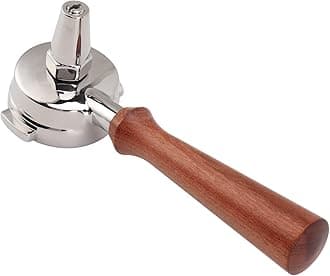 58mm Portafilter Coffee Tea Holder, Stainless Steel and Wood, Compatible with, ASCSO, SEMRMO, (3)