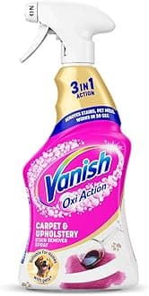 Gold Oxi Action Upholstery & Carpet Cleaner, Stain Remover Spray, 500 ml | 30 Second Amazing Stain Removal | Removes Pet Messes 1st Time | Prevents Pet Remarking | Spot Cleaning