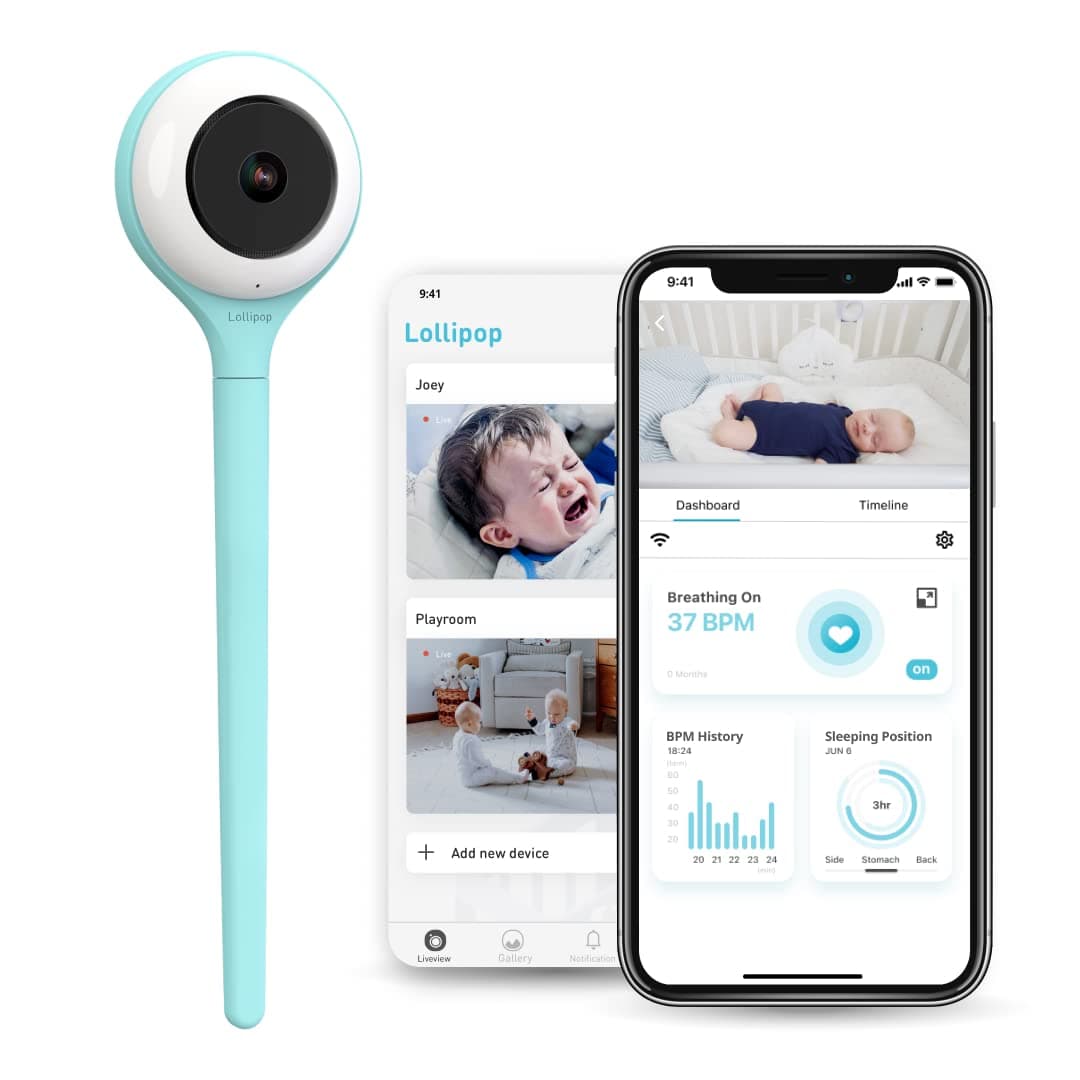Baby Camera with True Crying Detection (Turquoise)