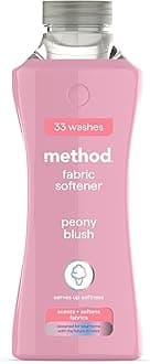 method Fabric Softener, Fabric Conditioner to Soften Your Clothes, With Fresh Peony Blush Scent, 1 x 33 Washes, 1x 990ml