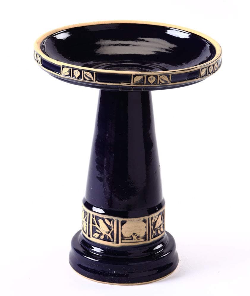 Birds Choice BCBLUESET Bird Bath, Blue